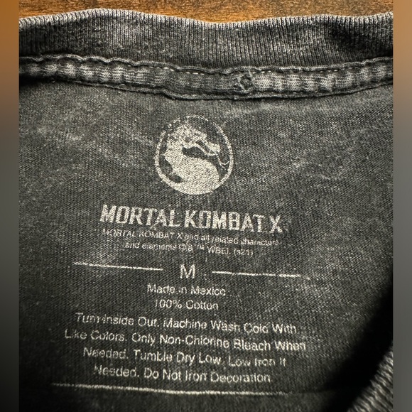 Vintage Mortal Kombat Raiden T-Shirt Men Size Medium Rare Fast Shipping - Picture 7 of 7